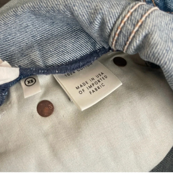 Grlfrnd Sloane denim raw hem jumpsuit - Picture 11 of 11